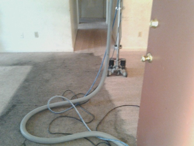 dirty carpet before photo